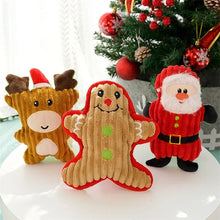 Load image into Gallery viewer, Christmas Squeaky Dog Toys – Festive Holiday Characters for Playtime Fun
